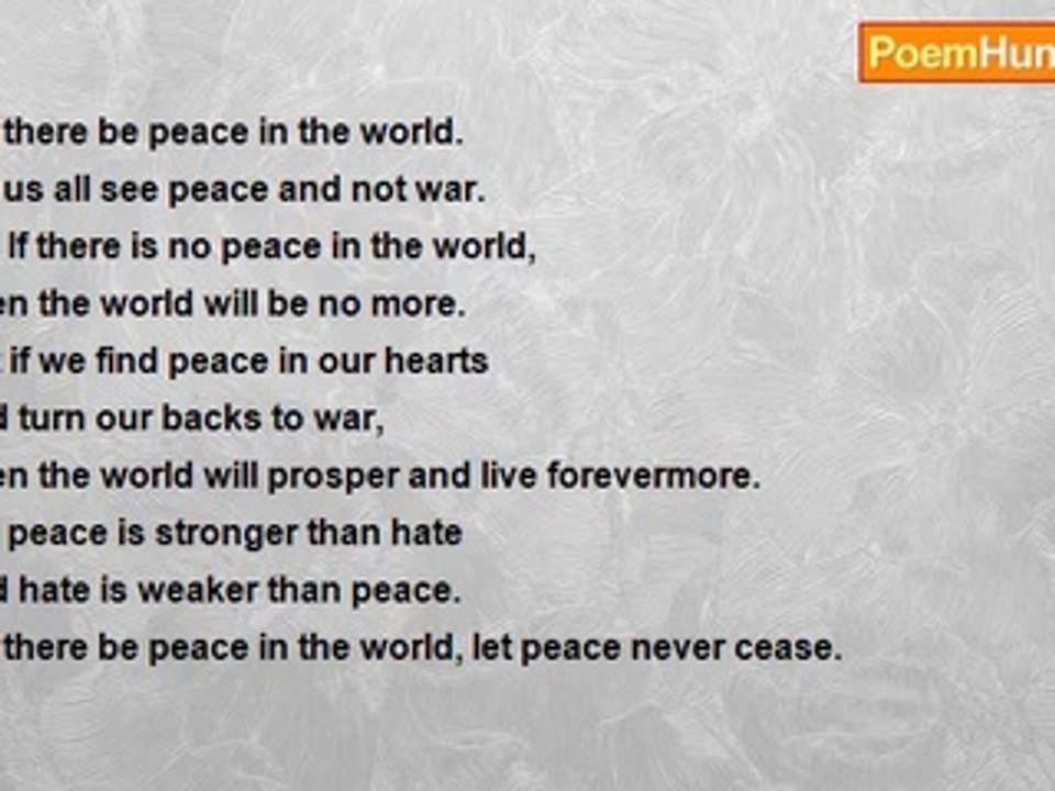 Sam Tarly - Let There Be Peace