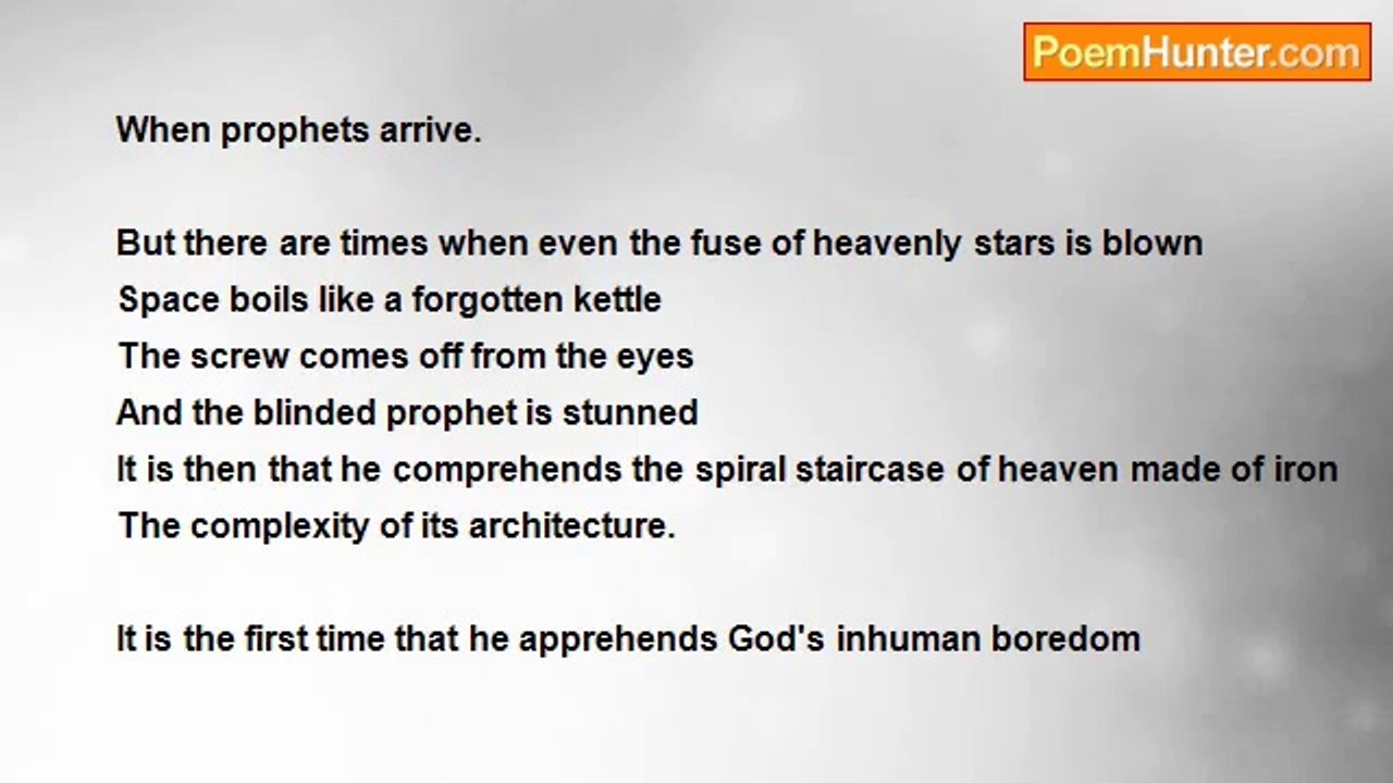 Dilip Chitre - Prophets
