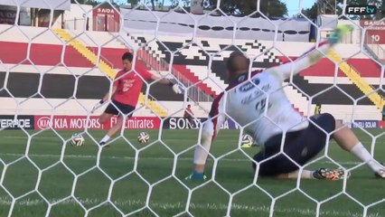 Au coeur du spécifique gardiens de but de l'Equipe de France