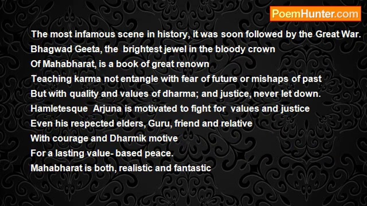 TD. Kumar - Mahabharat- The Great War Epic