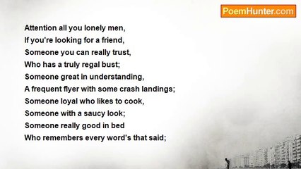 David McLansky - Attention: All You Lonely Men