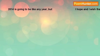 MOHAMMAD SKATI - 2014 Is The Pretty Year Of Hope