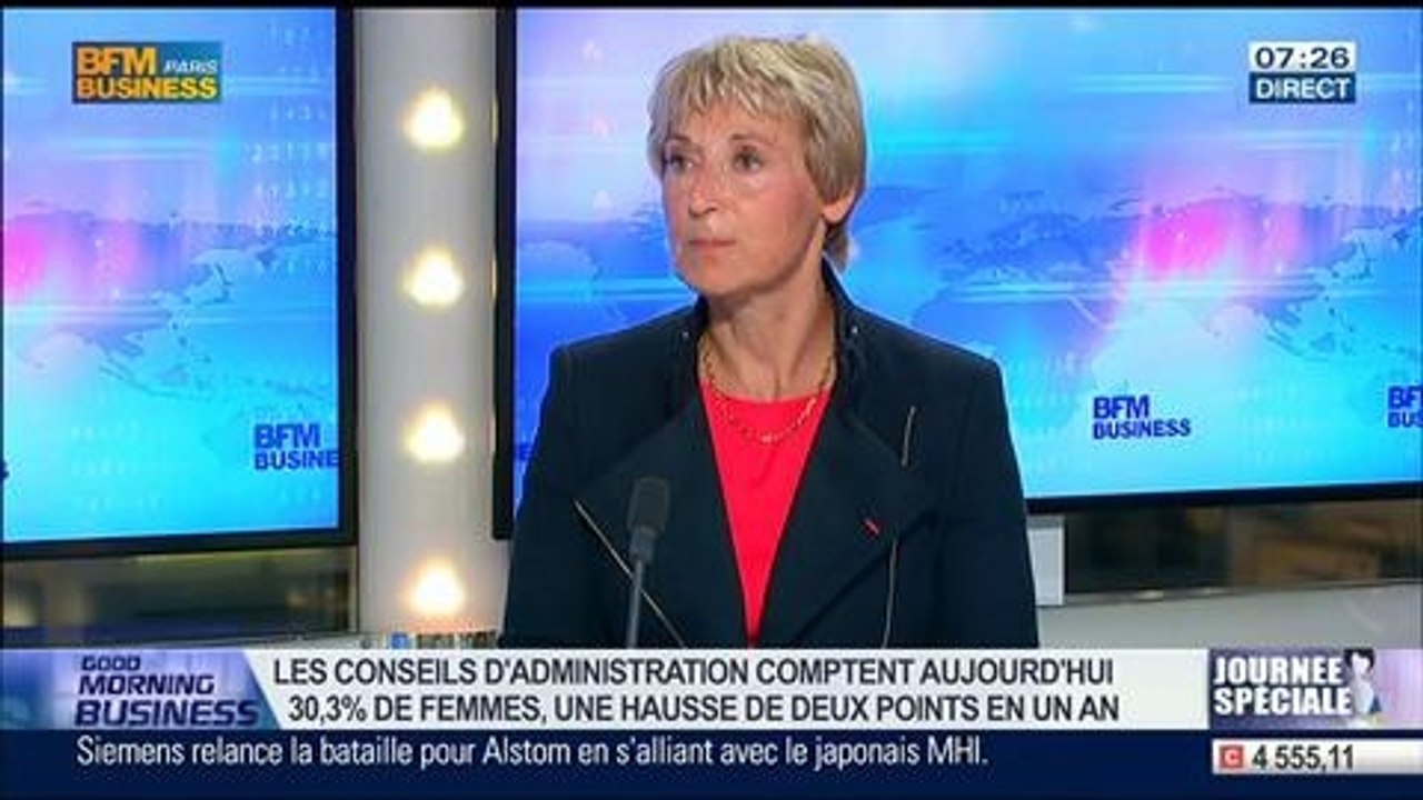 "Les femmes ont des compétences, et peuvent aussi appartenir à des conseils d'administration", Isabelle Parize, dans GMB - 12/06