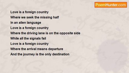 Arif Anis - Love is a foreign country