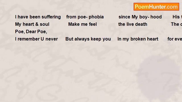 HAR srishty - Edgar Allen Poe