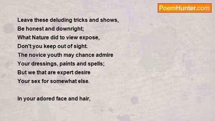 Alexander Brome - To A Painted Lady