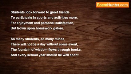 Joseph T. Renaldi - A New School Year