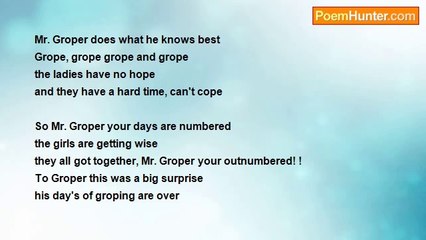 David Darbyshire - Mr. Groper