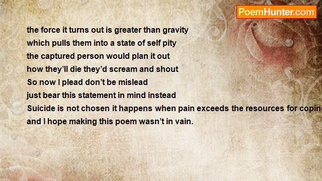 Everyone hates someone everyone hates me - Suicide Isnt Chosen