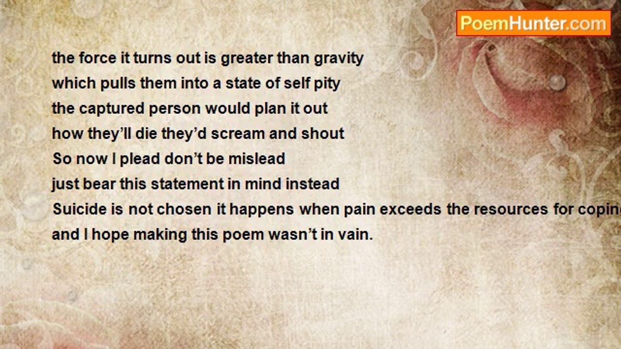 Everyone hates someone everyone hates me - Suicide Isnt Chosen