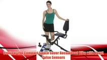 Best buy ProGear 190 Compact Space Saver Recumbent Bike with Heart Pulse Sensors,