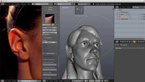Blender Tutorial  : Sculpting  Female Head and Hair-Part. 2