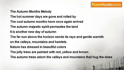 sherif monem - The Autumn Months Splendor