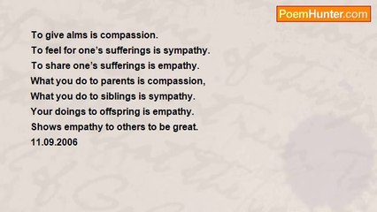 Rm.Shanmugam Chettiar. - The empathy