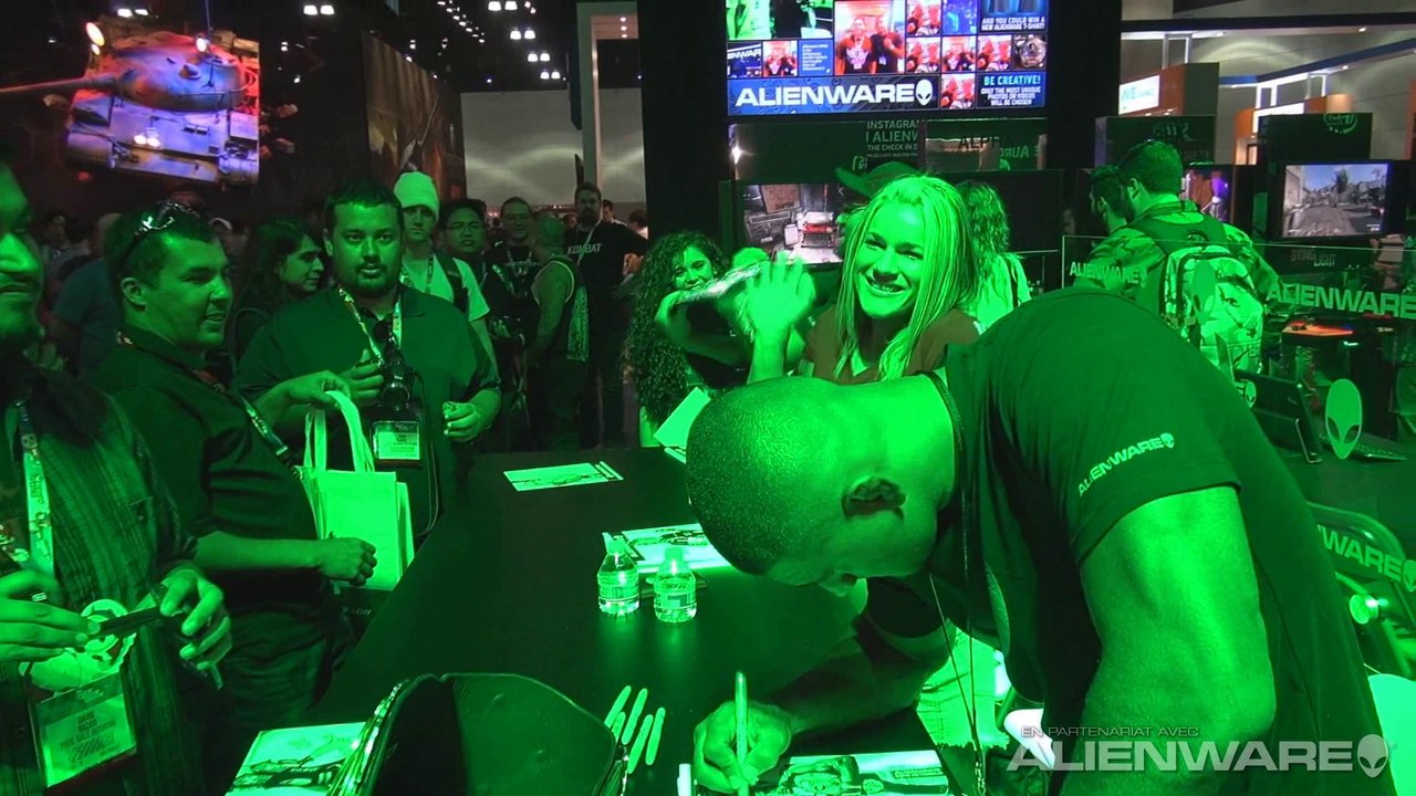 E3 2014 - Ambiance sur le stand Alienware