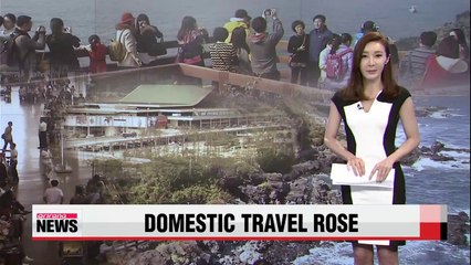 86.5p of Koreans traveled within nation last year