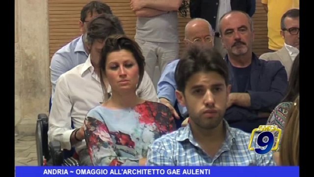 Andria | Omaggio all'architetto GAE Aulenti