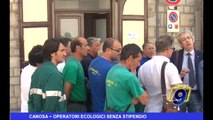 Canosa | Operatori ecologici senza stipendio