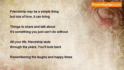 aashka thakkar - Friendship may be a Simple Thing