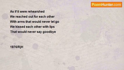 Ray Hansell - As If It Were Rehearshed