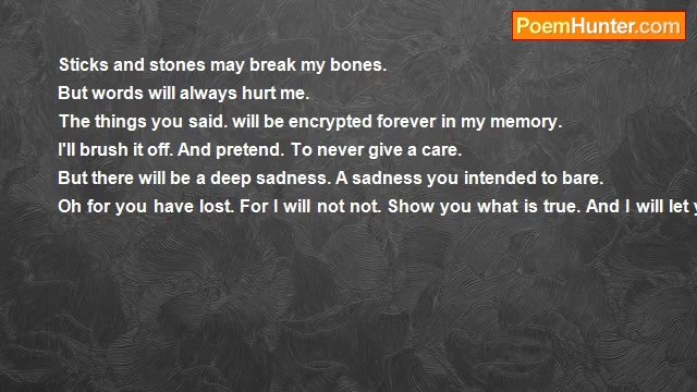 Poet AOA - A Re-indition of 'Sticks and Stones'
