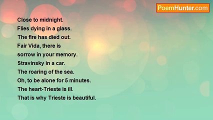 Srecko Kosovel - Close To Midnight