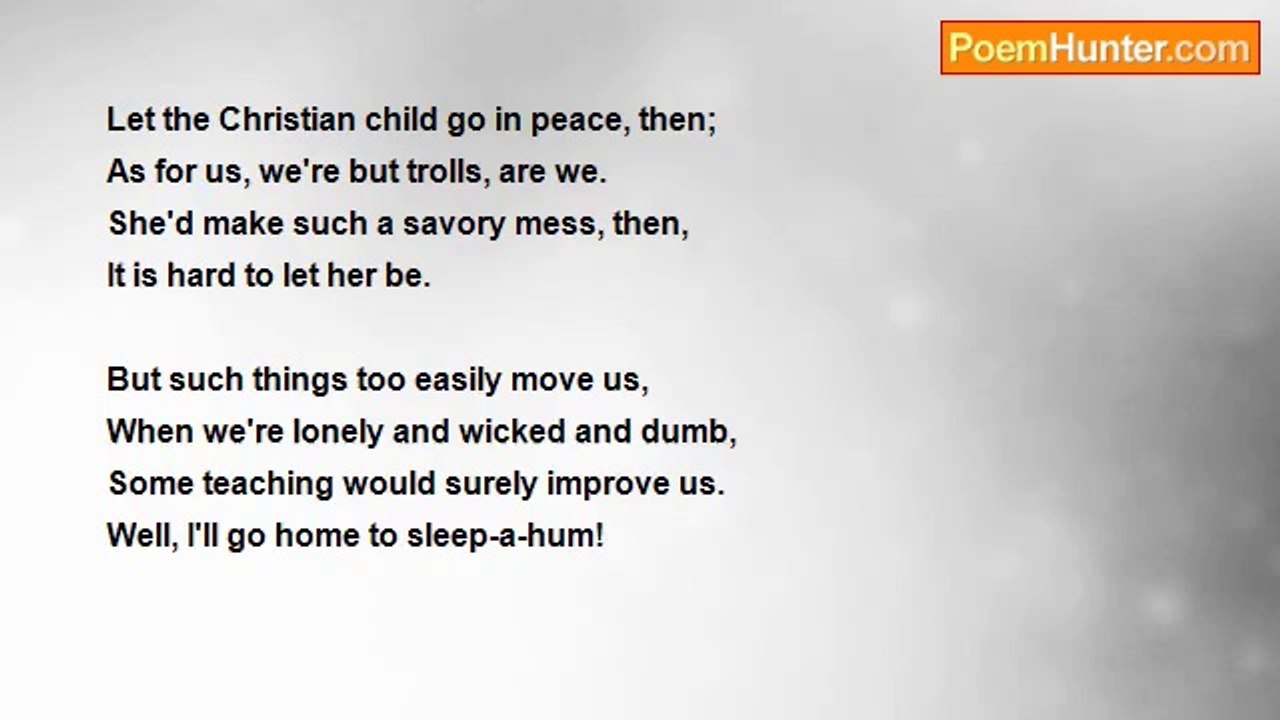 Gustaf Froding - The Old Mountain Troll