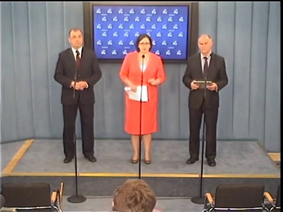 Poseł Małgorzata Sadurska - Konferencja prasowa