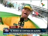Latinoamericanos llegan a Brasil para el Mundial de Fútbol