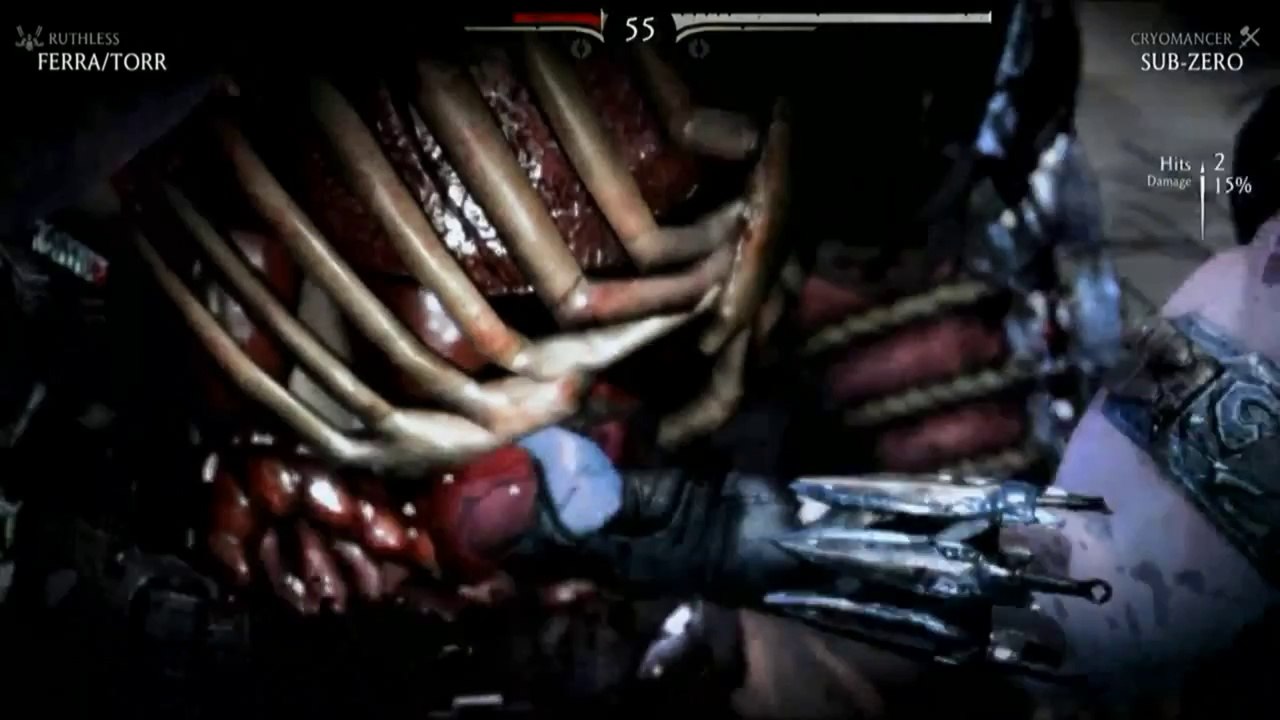Mortal Kombat X - Sub-Zero VS Ferra Torr Gameplay
