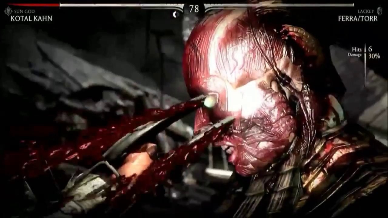 Mortal Kombat X - Kotal Kahn vs Ferra Torr Gameplay