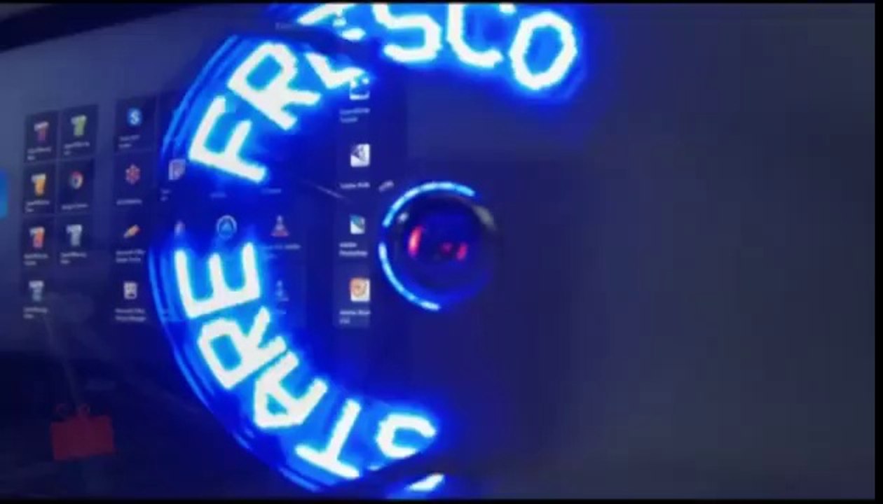 Ventilateur miniature lumineux USB