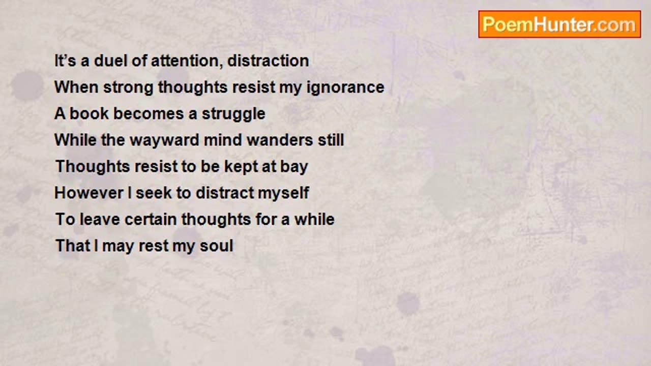 Matthew Holloway - Distractions
