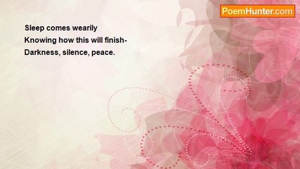 Tracy WatsonBrown - Sleep (Haiku)