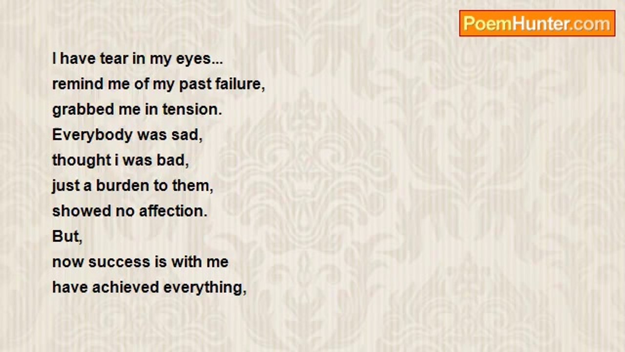 Suniya Garg - Tear in My Eyes...