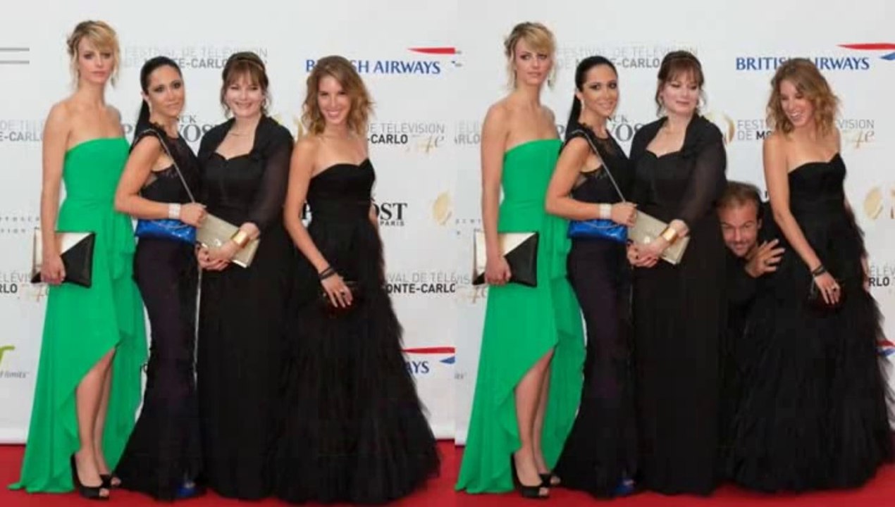 Fabienne Carat&Sara Mortensen Chut...on écoute la télé live du Festival de Monte Carlo(11 juin 2014)