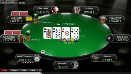 FPS Online Table finale 1/4 - Pokerstars.fr