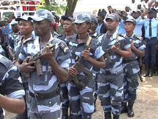 Passation de commandement à la police nationale