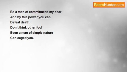 gajanan mishra - Be A Man Of