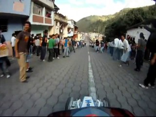 So crazy crash during Home made minicar race!