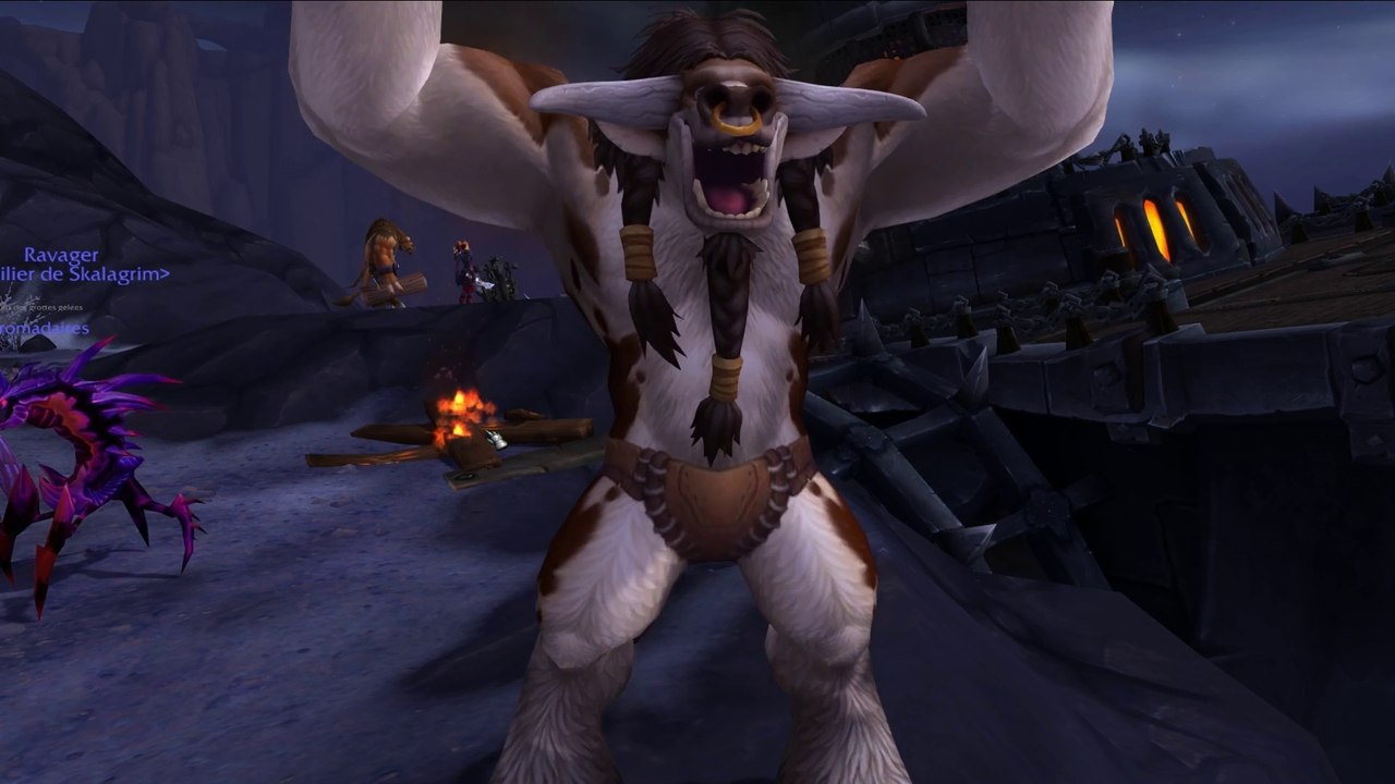 Emotes du nouveau modèle Tauren dans Warlords of Draenor