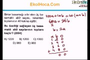 kpss sayı basamakları çıkmış sorular ve çözümleri ekol hoca