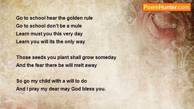 Godfrey Morris - Teacher to Child