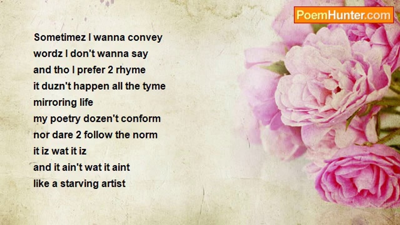 angie bb hart - Sumtimez Eye Rhyme