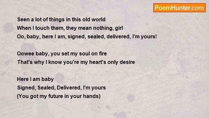 ele dam - Signed, Sealed, Delivered