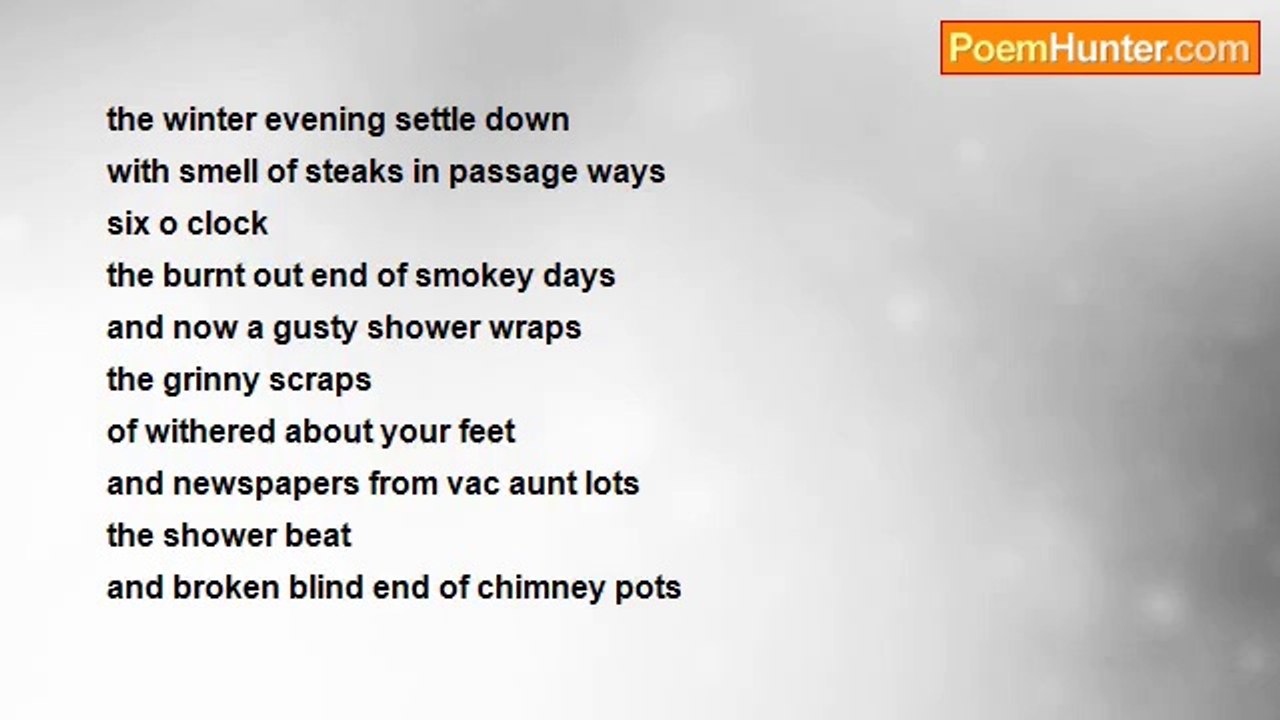 Saffan Asif - A Winter Evening Settle Down