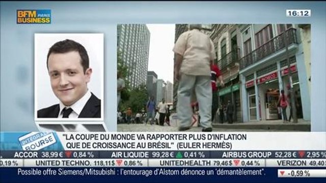 La Coupe du Monde va rapporter plus d'inflation que de croissance au Brésil : Ludovic Subran, dans Intégrale Bourse – 11/06