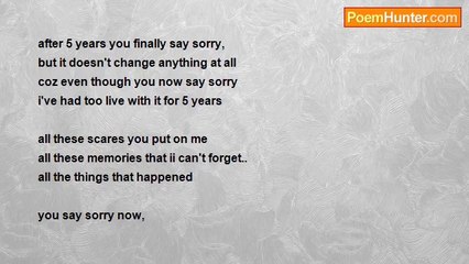 sxc babe xxx - 5 years later and now yuu say sorry