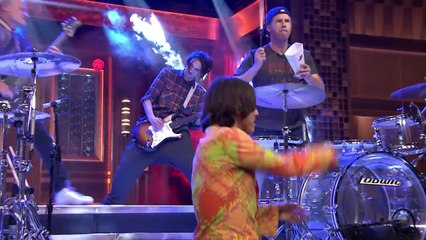 Will Ferrell and Chad Smith Drum