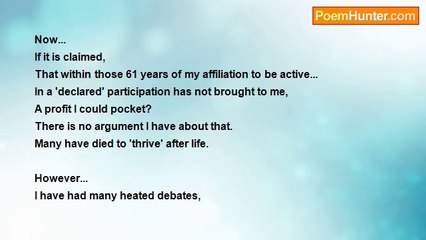 Lawrence S. Pertillar - The Agenda Will Remain As It Is